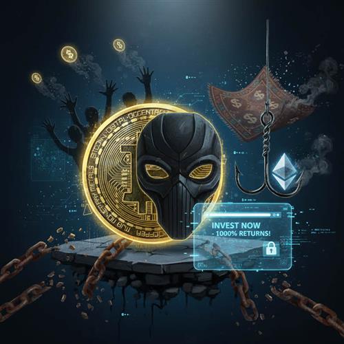Guide to 10+ common crypto scams worldwide with examples and tips to spot and avoid fraud.