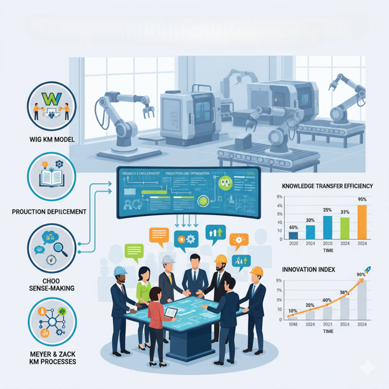 Effective knowledge management models help manufacturing firms capture, share, and apply knowledge to drive innovation and efficiency.