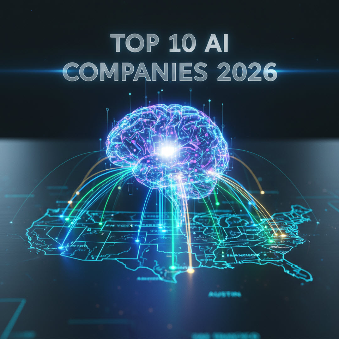 Top 10 AI development companies in the USA for 2026 driving innovation, automation, and business transformation.