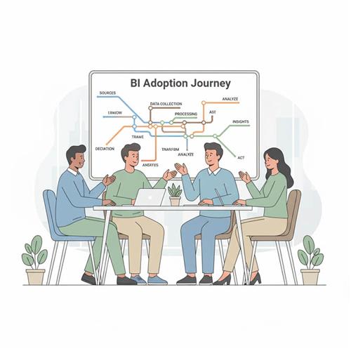 Team uses business intelligence and data warehousing to improve decisions, streamline processes, and boost management efficiency.