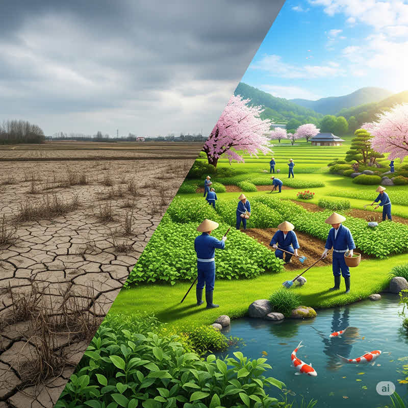 Japanese firms left 1,500 acres idle for 5 years in China to revive soil—building a clean, sustainable farming model mocked at first, praised later.