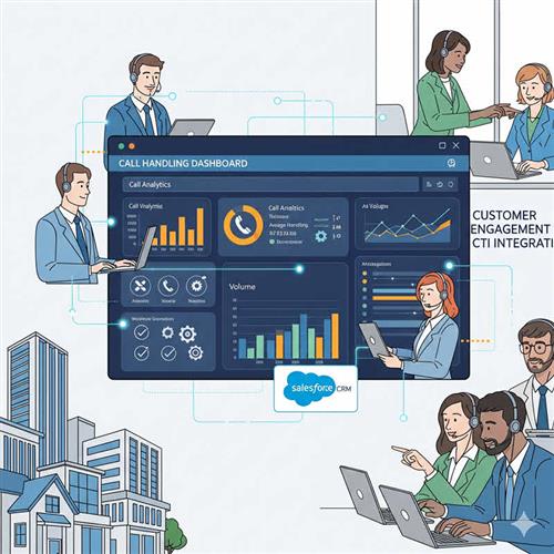 Optimize real estate sales with Salesforce CTI integration: automate calls, boost efficiency, improve customer engagement.
