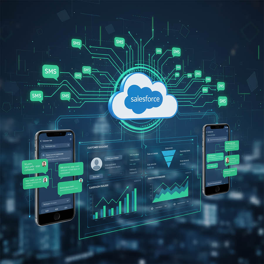 Salesforce SMS integration enhances customer engagement, automates workflows, boosts sales, and improves real-time communication.