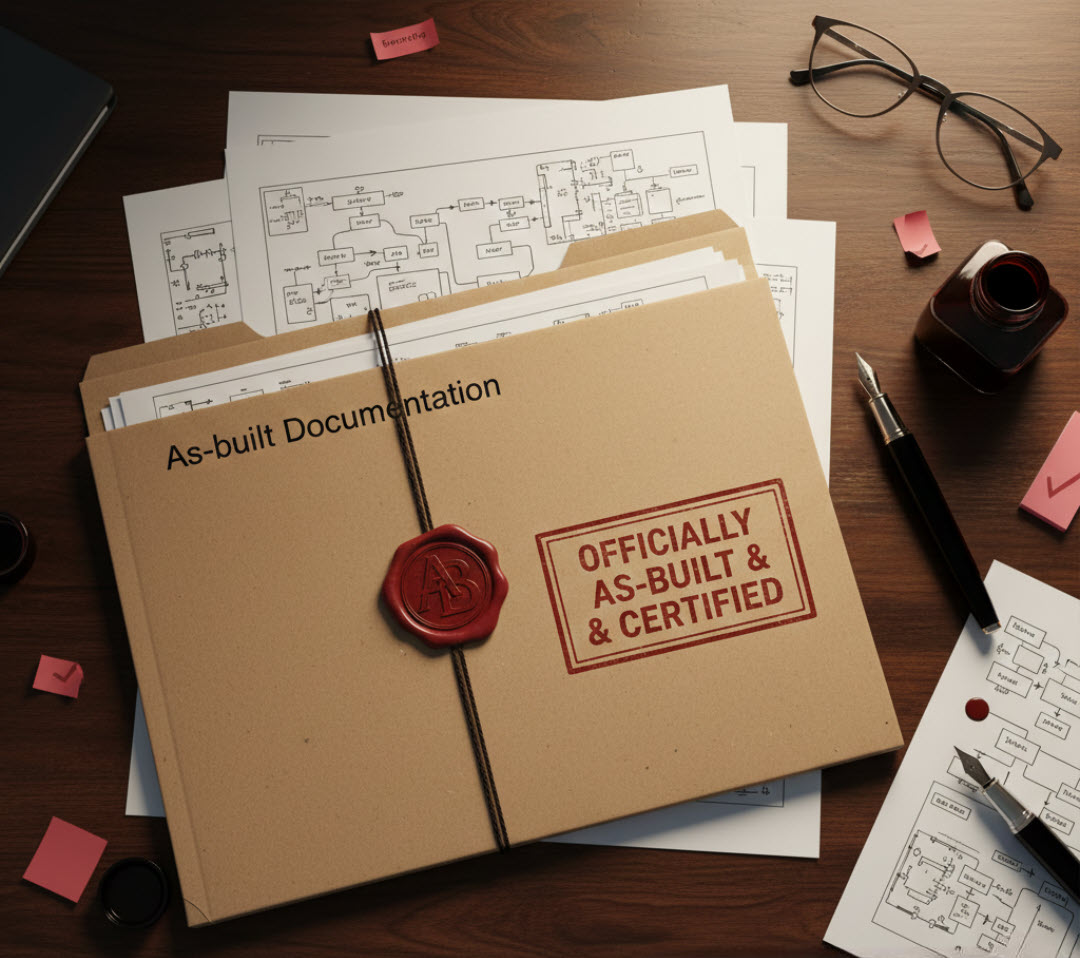 Comparing As-built, Settlement, and Audit documentation in IT projects