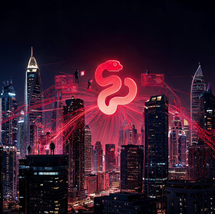 Python powering AI-driven web development and enterprise automation across Doha’s futuristic digital landscape in 2026.