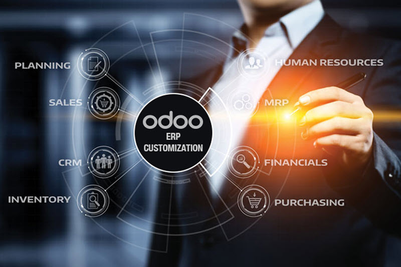 Customize Odoo to fit your business needs and optimize performance across ERP, CRM, Website, and POS modules for better efficiency and user experience.