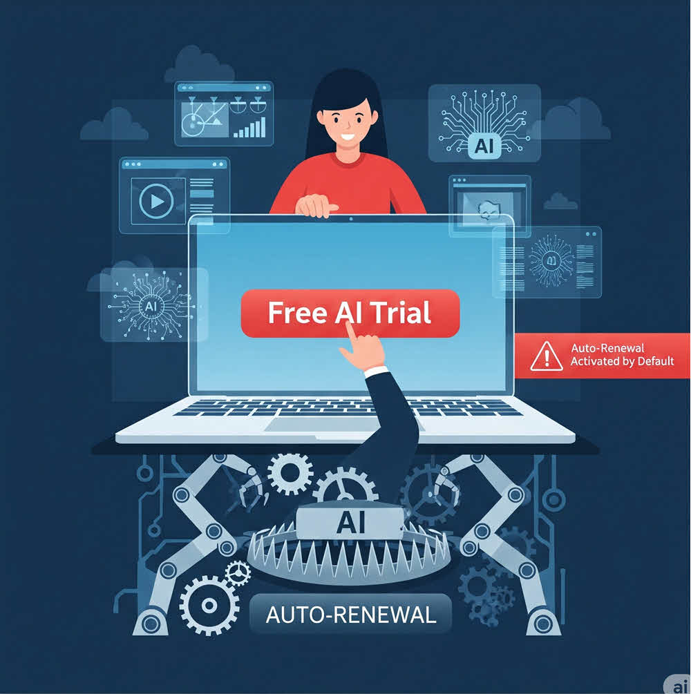 Hidden risks of auto-renewal in trial software: unexpected charges, hard-to-cancel subscriptions, and how to protect your money online.