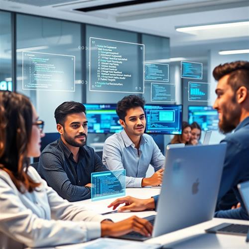 AI is transforming software development with smart coding, automated testing, bug detection, and project management tools.
